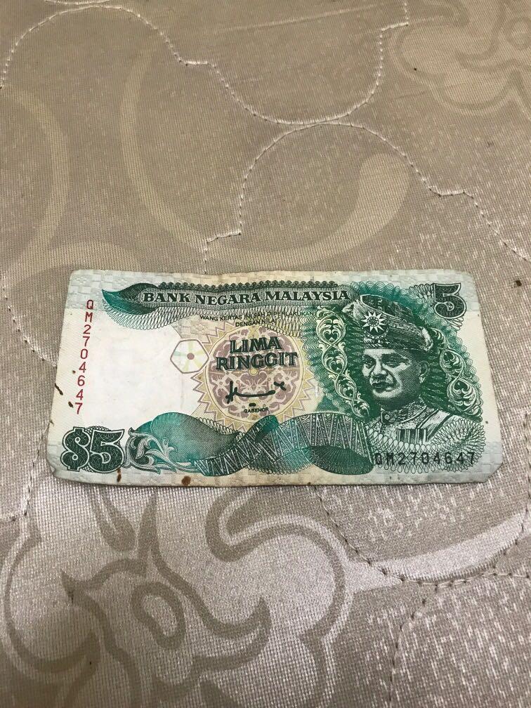 Duit Lama Malaysia Rm5 Antiques Currency On Carousell