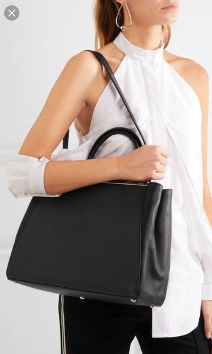 Fendi 2 Jours Medium Multicolor Bag with Black Hardware – Sellier