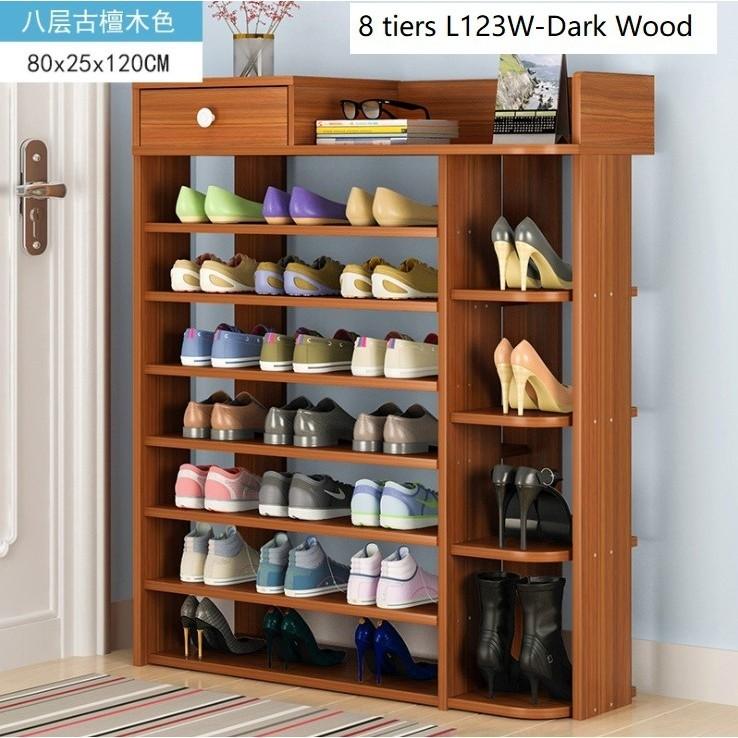 wooden shoe rack for closet