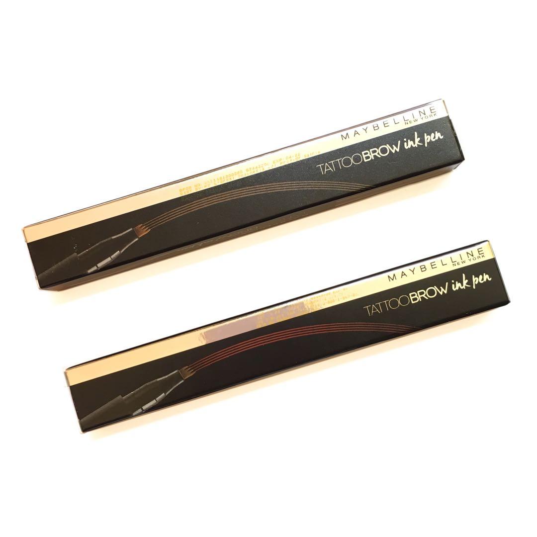 Free Delivery Maybelline Tattoo Brow Ink Pen Kesehatan Kecantikan Rias Wajah Di Carousell