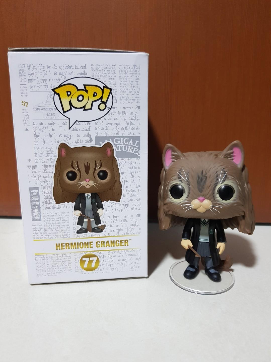 Funko Pop Harry Potter Hermione Granger As Cat 77 Damaged Box Toys Games Bricks Figurines On Carousell