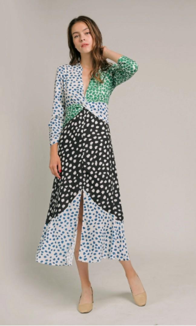 Geometric print dress Clearance