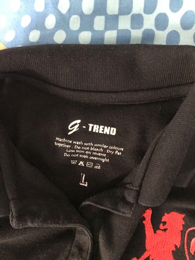 G-Trend Polo Shirt (Category: Shirts) located in Quezon City. Submitted by mumsy1925 (Listing ID 258468630, Image 3). Description: Used No flaws Still in good condition. RFS:decluttering.