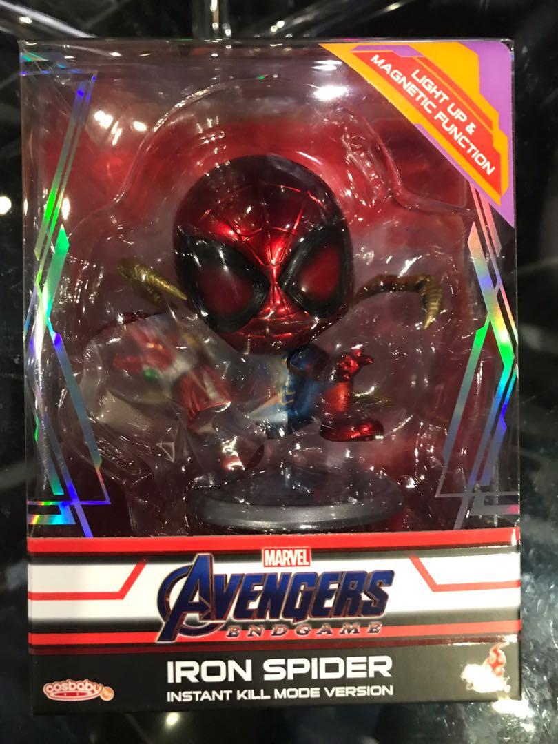 Hot Toys COSB654 Avengers Endgame Iron Spider Instant Kill Mode Version Cosbaby S Bobble Head