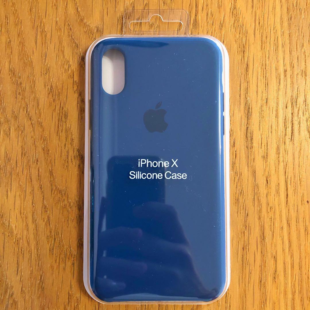 Apple Silicone Case for iPhone X - Blue Cobalt