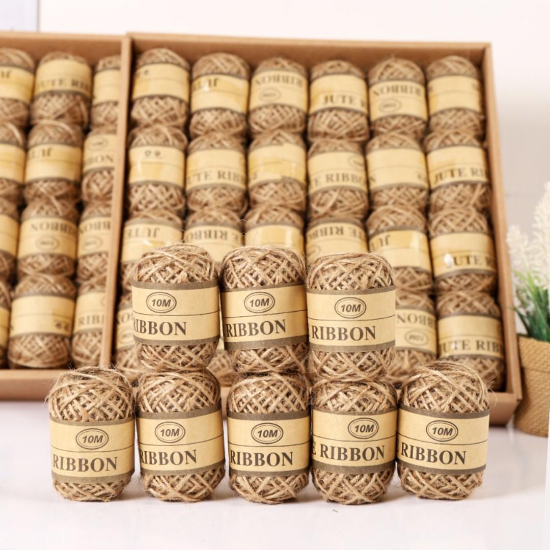 Jute String Twine Rope Natural 10 M Rolled (Category: Craft Supplies & Tools) located in Cavite. Submitted by herorganicbeauty (Listing ID 258548888, Image 3). Description: Length: 10 Meters Ply: 3 Thickness: 1mm ✔ECO-FRIENDLY: Jute fiber is recyclable and thus an environmentally friendly alternative to using synthetic fibers ✔MATERIAL: Natural Jute Twine, No chemical flavor, you can use it safely. The twines are made of 3 ply (each thickness is 