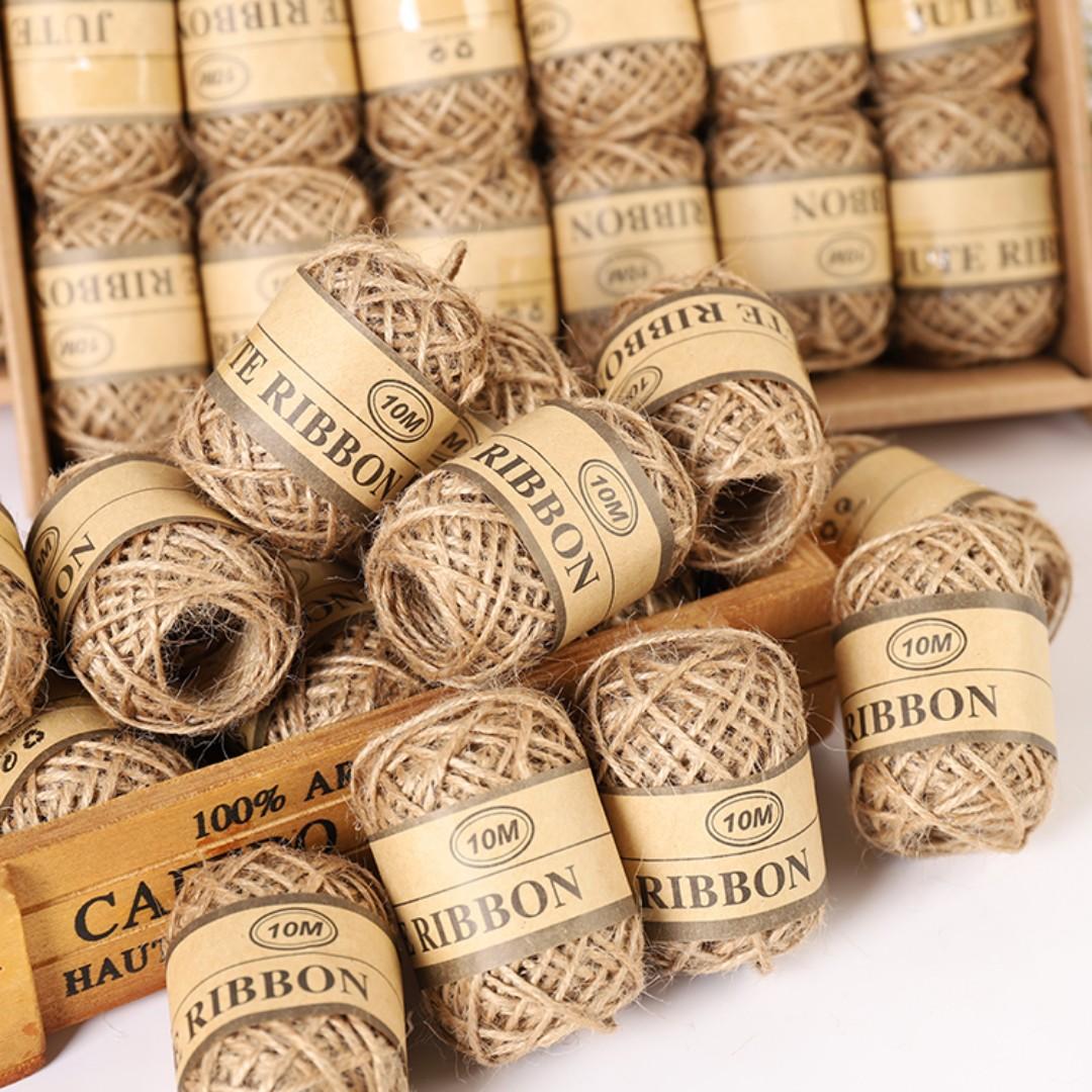 Jute String Twine Rope Natural 10 M Rolled (Category: Craft Supplies & Tools) located in Cavite. Submitted by herorganicbeauty (Listing ID 258548888, Image 2). Description: Length: 10 Meters Ply: 3 Thickness: 1mm ✔ECO-FRIENDLY: Jute fiber is recyclable and thus an environmentally friendly alternative to using synthetic fibers ✔MATERIAL: Natural Jute Twine, No chemical flavor, you can use it safely. The twines are made of 3 ply (each thickness is 