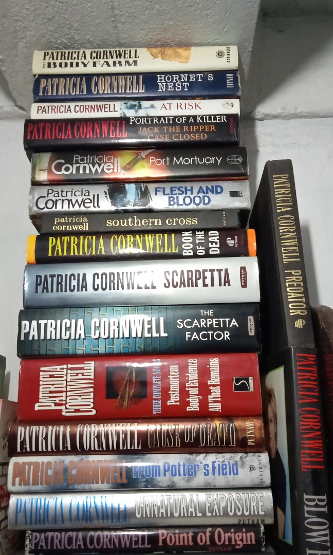 Kay Scarpetta Series Patricia Cornwell Hb Books Books On Carousell
