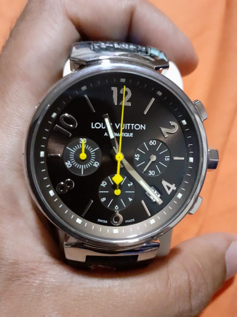 Louis Vuitton Tambour Chronograph Automatic // Q102V // Pre-Owned - Fine  Swiss watches - Touch of Modern