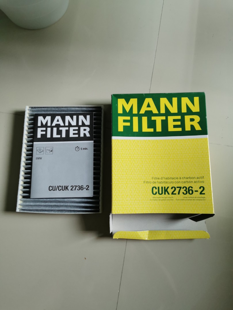 Cabin Air Filter MANN CUK 2736-2