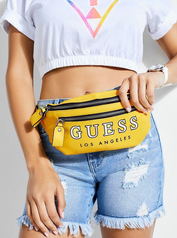 Guess marisoll gym logo fanny pack sale