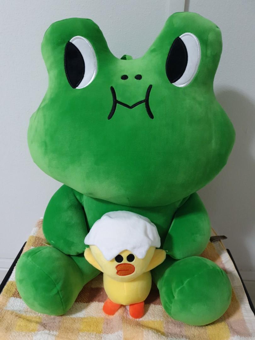 large frog stuffed animal