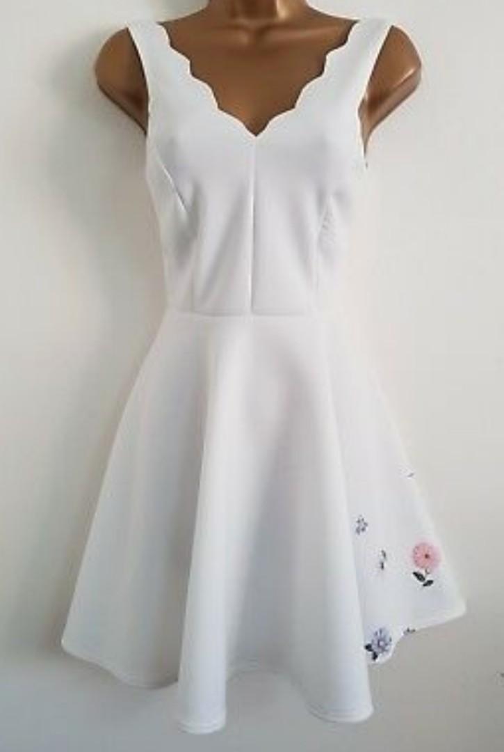 new look white summer dress