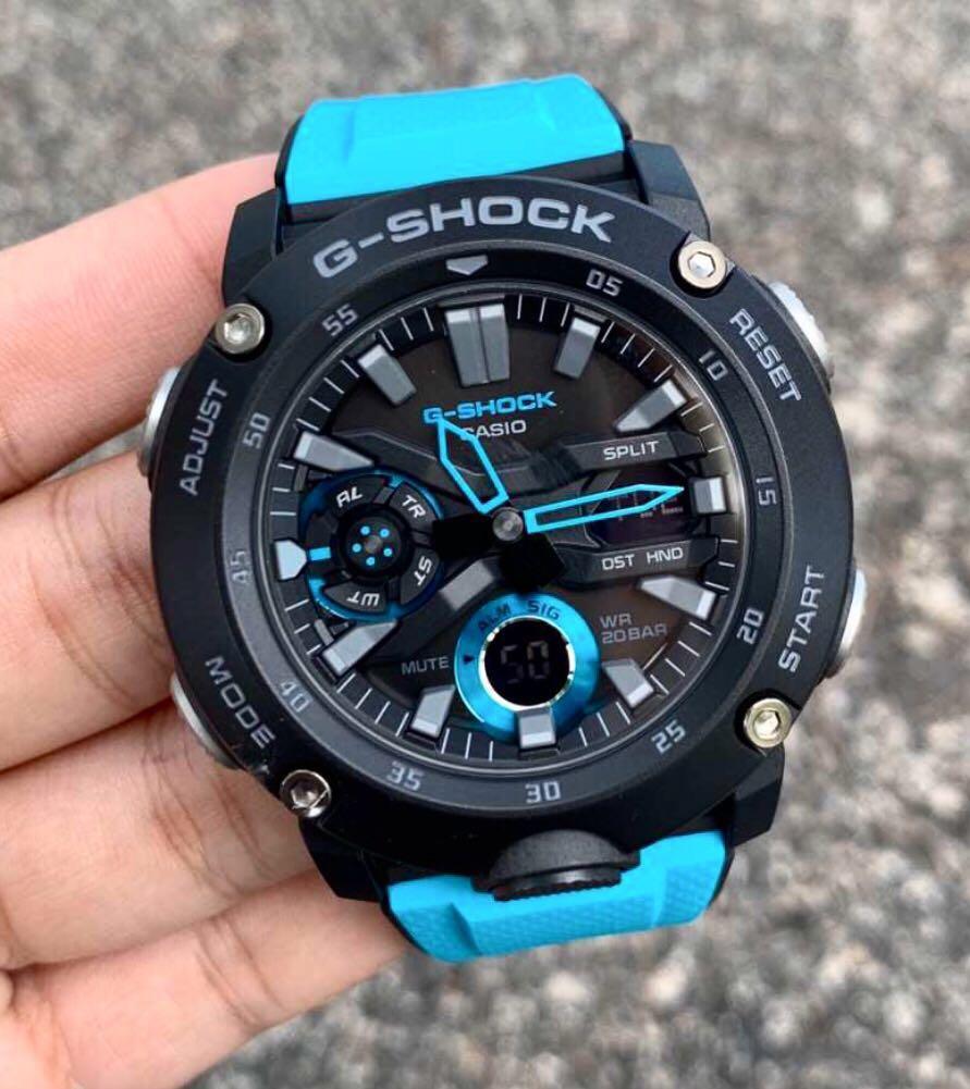 G shock ga 2000 blue best sale