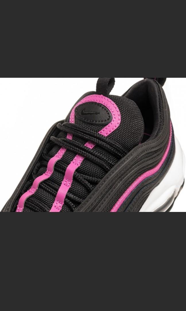 Nike Air Max 97 Lux With Fuchsia Black + Yl Essential Oil, Women'S Fashion,  Footwear, Sneakers On Carousell