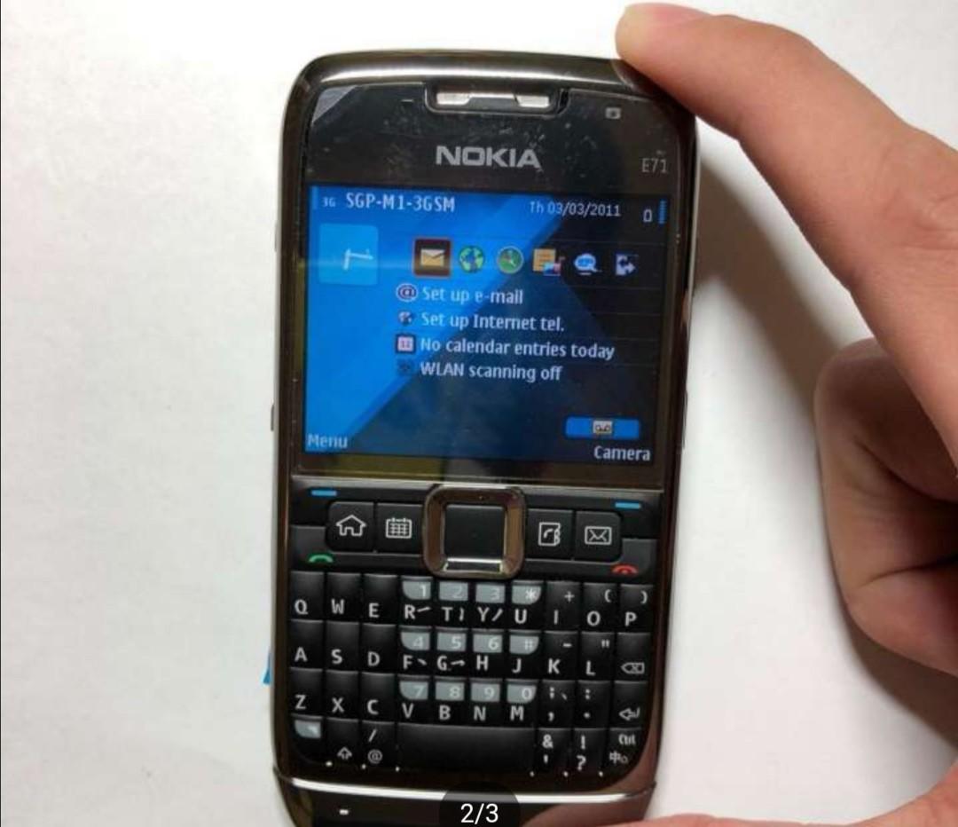 Nokia E71 With Original Box And Charging Cable Mobile Phones Tablets Others On Carousell