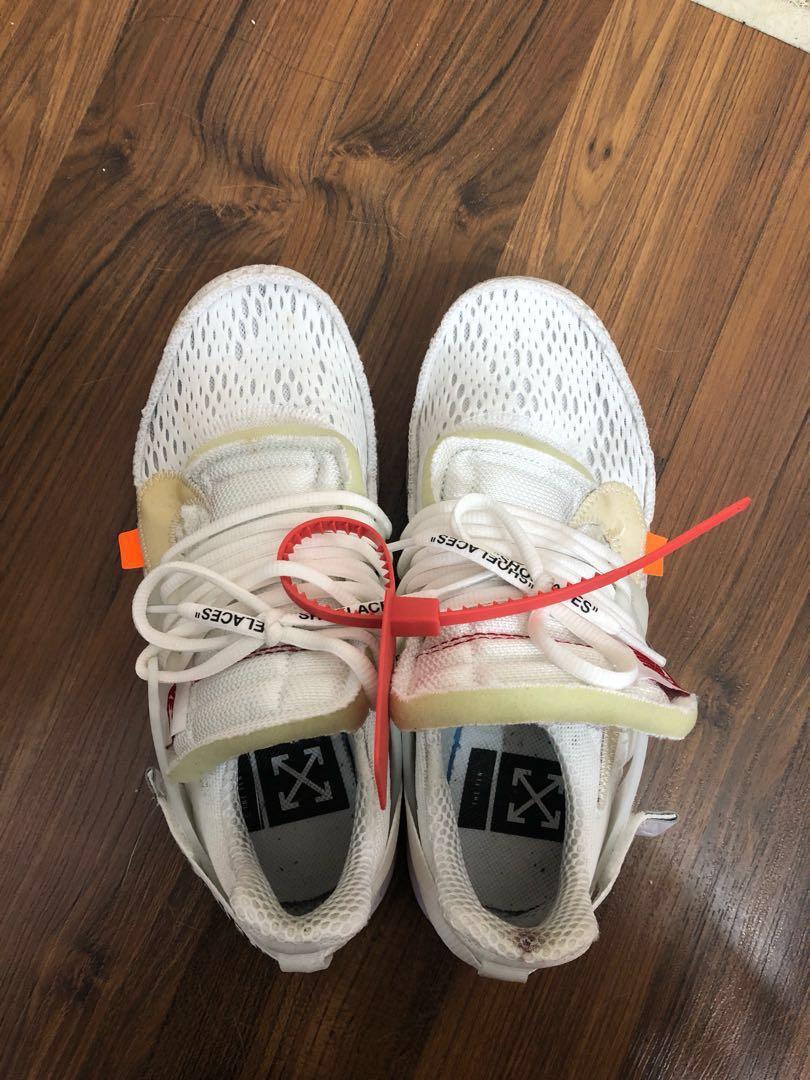 Off white （分類：拖鞋）位於 Hong Kong。 由 janehaha10 提交（商品編號 242373322，圖片 1）。簡介： 6500買 2000放鞋上有少少污跡 。