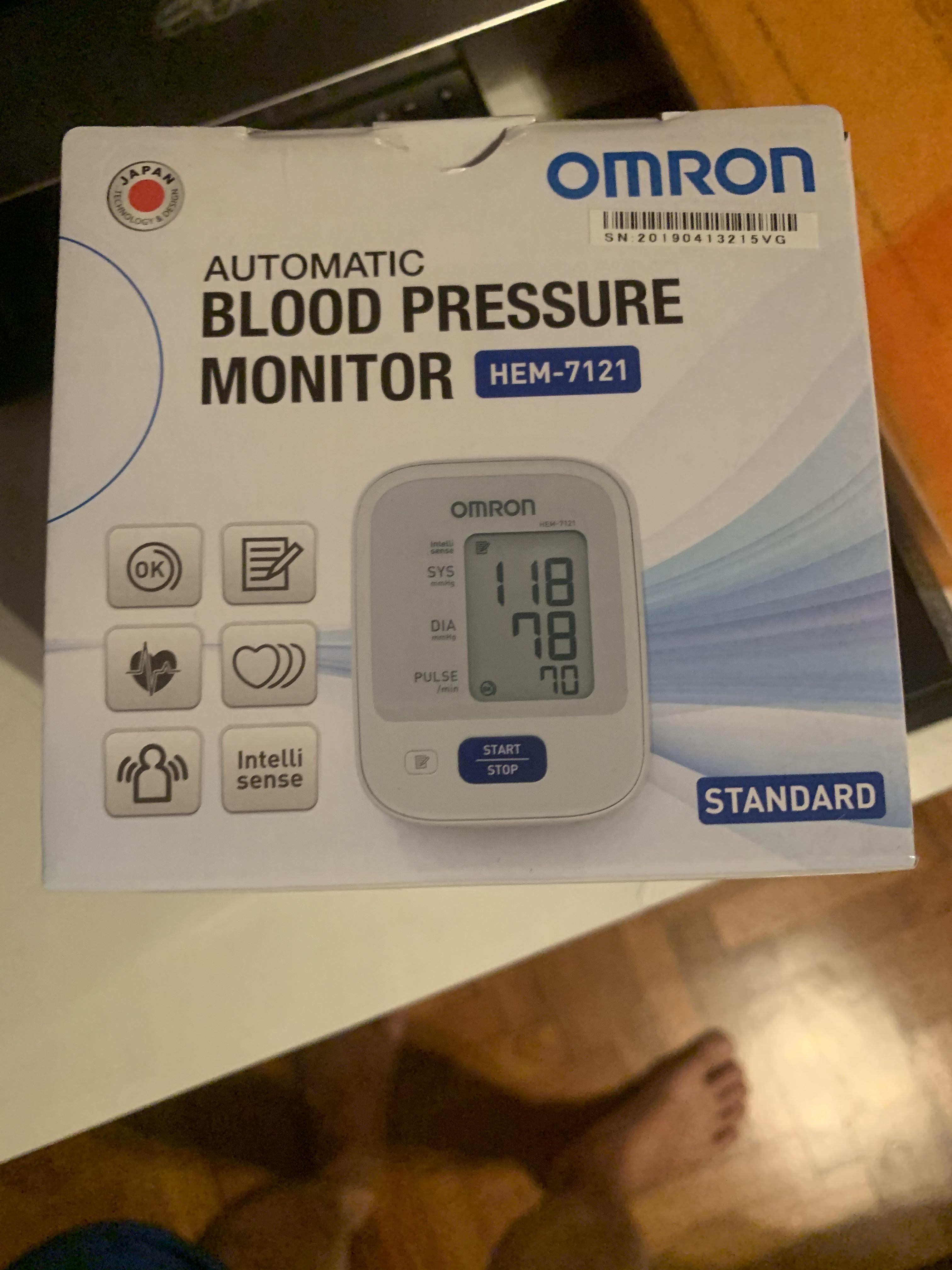 Omron 3 Series Upper Arm Blood Pressure Monitor, BP7100