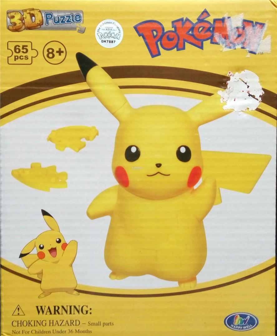pikachu 3d puzzle