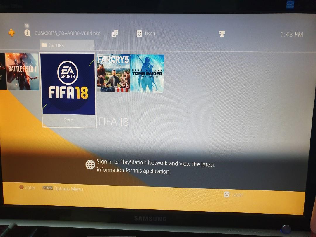 Playstation 4 500GB Jailbreak, Video Gaming, Video Game Consoles, PlayStation on Carousell