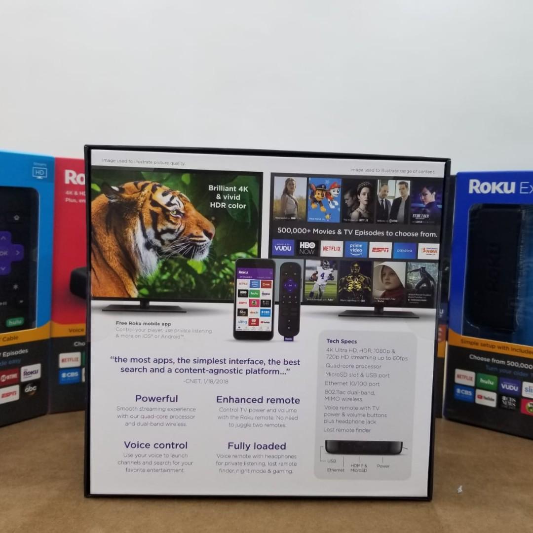Roku Ultra - HD and 4K UHD Streaming Media Player with HDR, Enhanced ...
