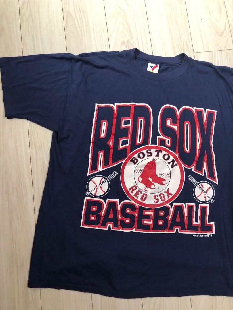 Vintage, Shirts, Vintage Red Sox Baseball T Shirt Warner Boston Tee