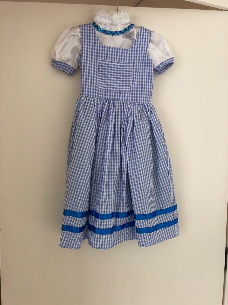 Wizard Of Oz Dorothy Costume Babies Kids Girls Apparel 4 To 7 Years On Carousell