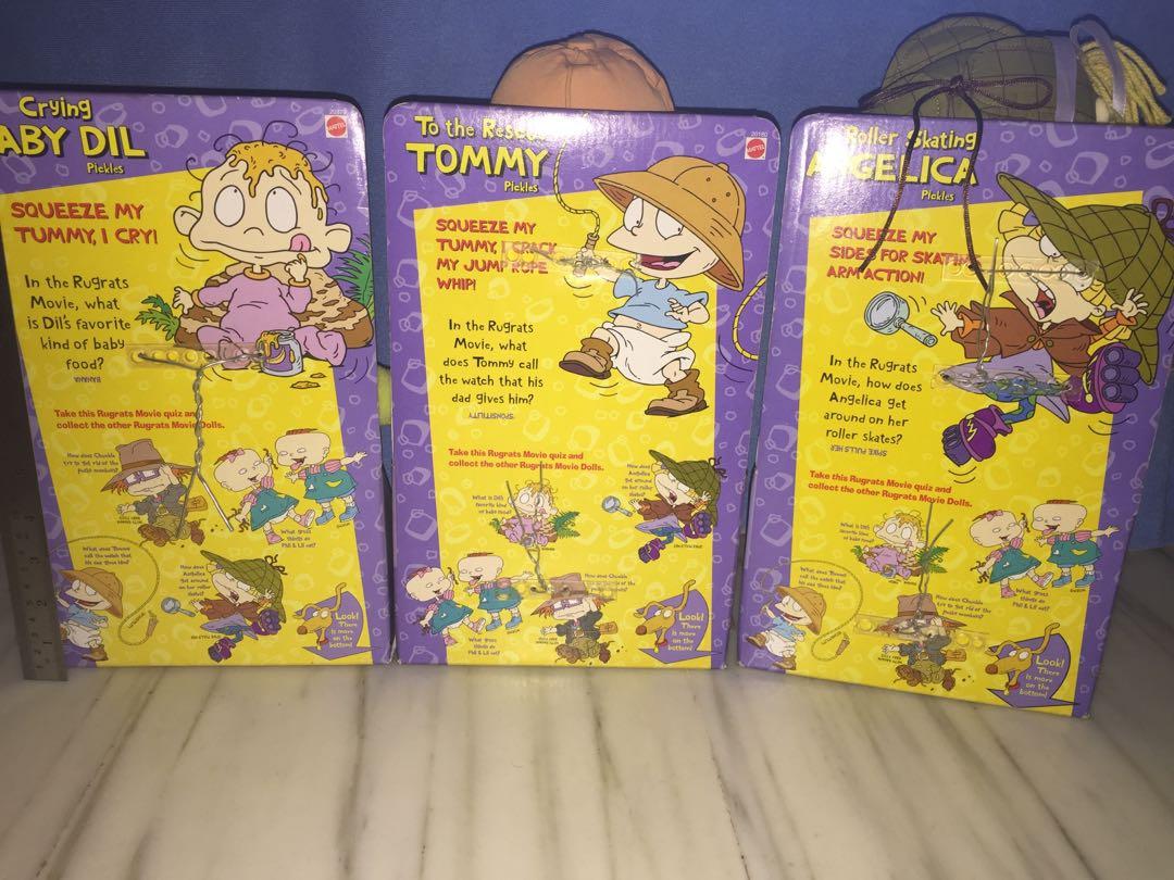 Vintage 1998 The Rugrats Movie 12 inch Crying Dill pickles Doll New