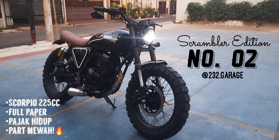yamaha scorpio custom scrambler