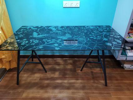 Ikea glass table
