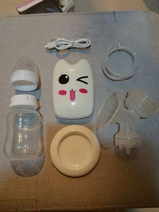 二手 Bebebao單邊電動吸乳器 美樂手動吸乳器 全新真空吸力母奶集乳瓶