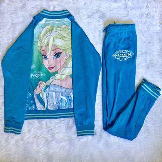 Frozen Elsa Varsity Jacket and Pants  Set