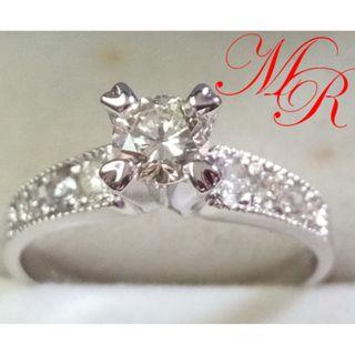 Genuine Diamond Engagement Ring Classic