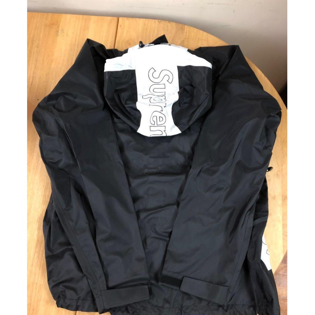 [今日下午5點完] Supreme Taped Seam Jacket (SS19) Black size m