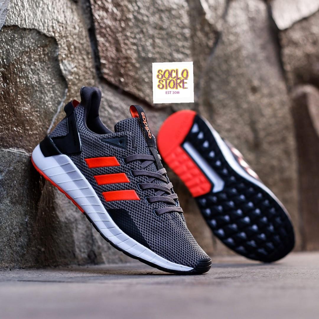 Adidas questar ride orange top