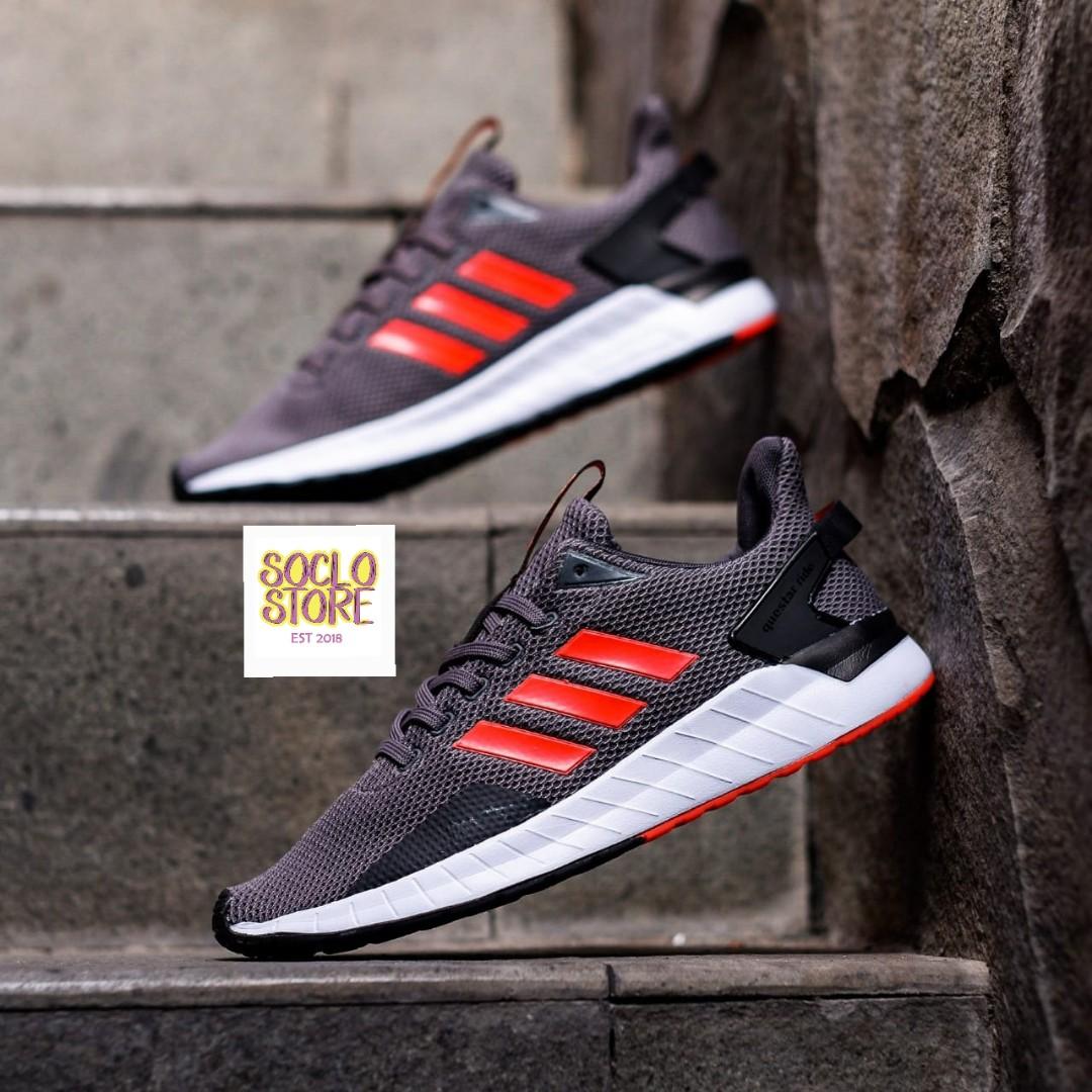 Adidas questar deals ride grey orange