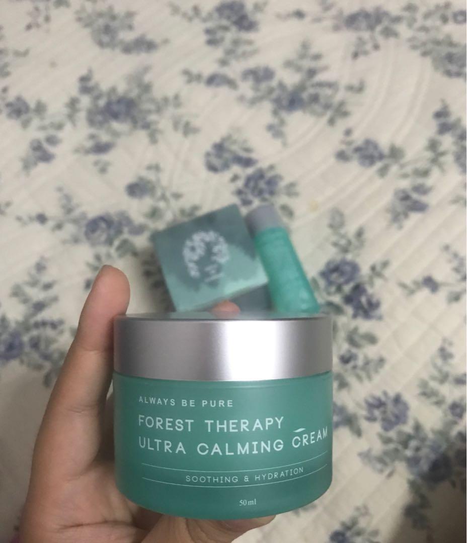 Always be pure moisturizer ultra calming cream with FREE toner, Beauty