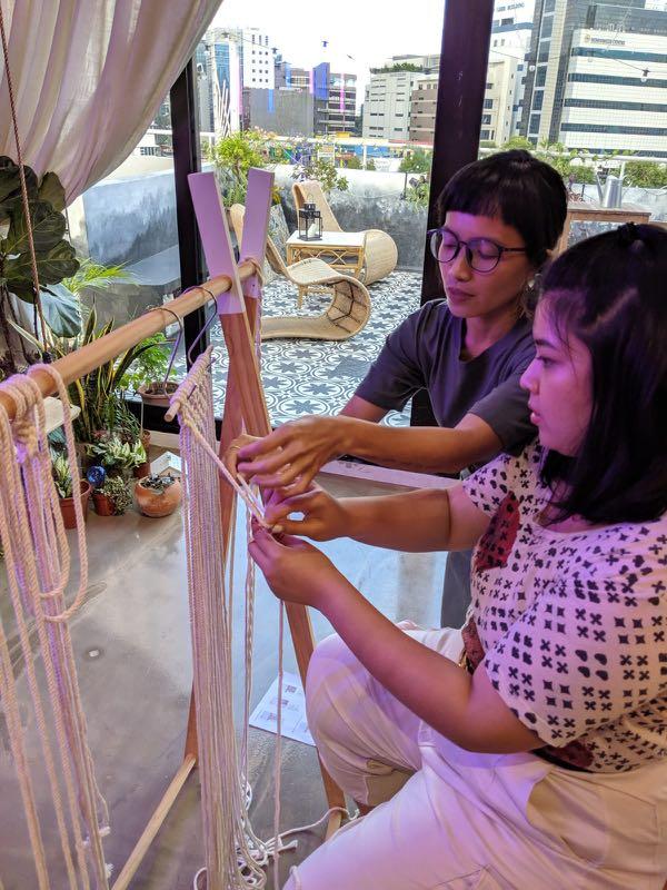 Basic Macramé Workshop (Category: Stationery & School Supplies) located in Singapore. Submitted by talithaj (Listing ID 258666245, Image 3). Description: Basic Macramé Workshop on Nov 3. A 3hr workshop where you can learn the basic knots and make macramé decors, for home, furnitures and so much more. Check out my ig @annajcreative. .