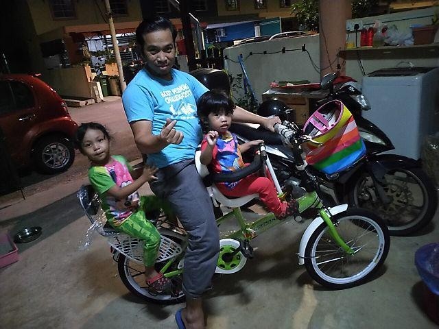 Seat basikal baby store