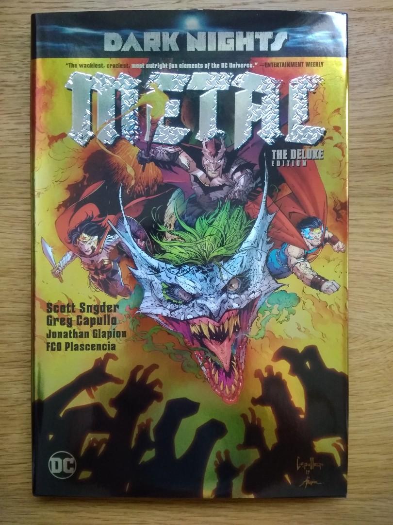 Batman Dark Nights Metal Deluxe Edition (hardcover), Books & Stationery,  Comics & Manga on Carousell