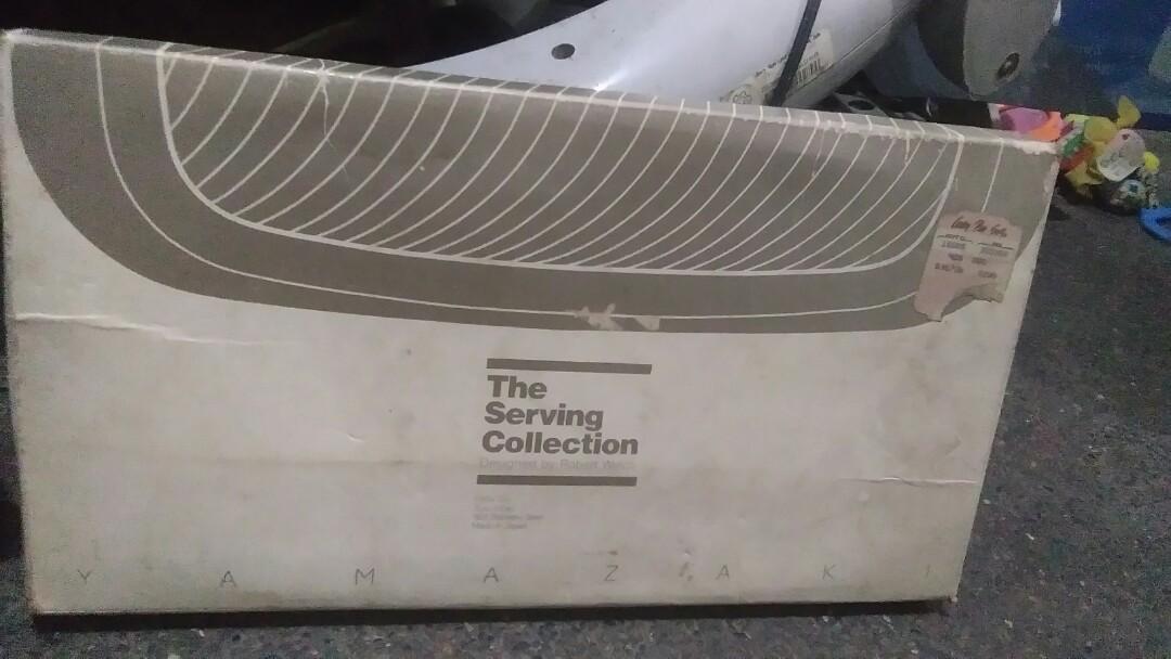 Bnew silver tray vintage (Category: Other Kitchenware & Tableware) located in Las Pinas. Submitted by mommys_koleksyon011 (Listing ID 258697674, Image 1). Description: Bnew vintage silver tray table ware With box in very good condition.