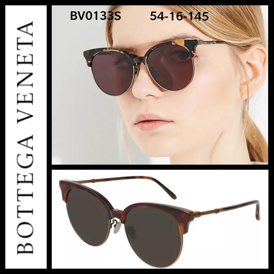 Bottega Veneta BV0133S round clubmaster sunglasses Women s Fashion Watches Accessories Sunglasses Eyewear on Carousell