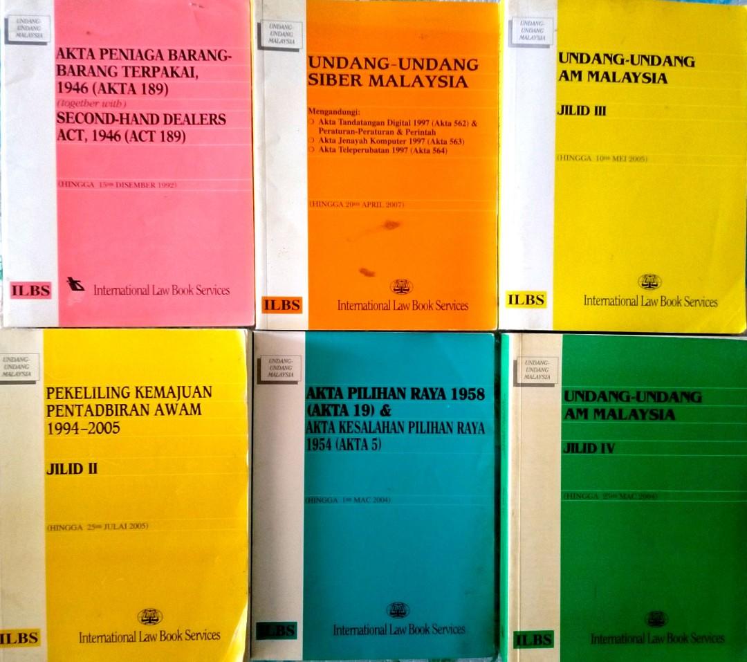 Buku undang-undang, Books & Stationery, Books on Carousell