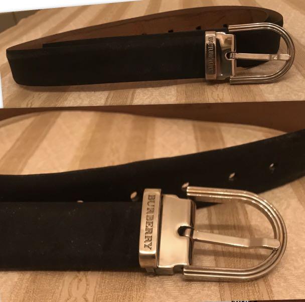 burberry belt silver