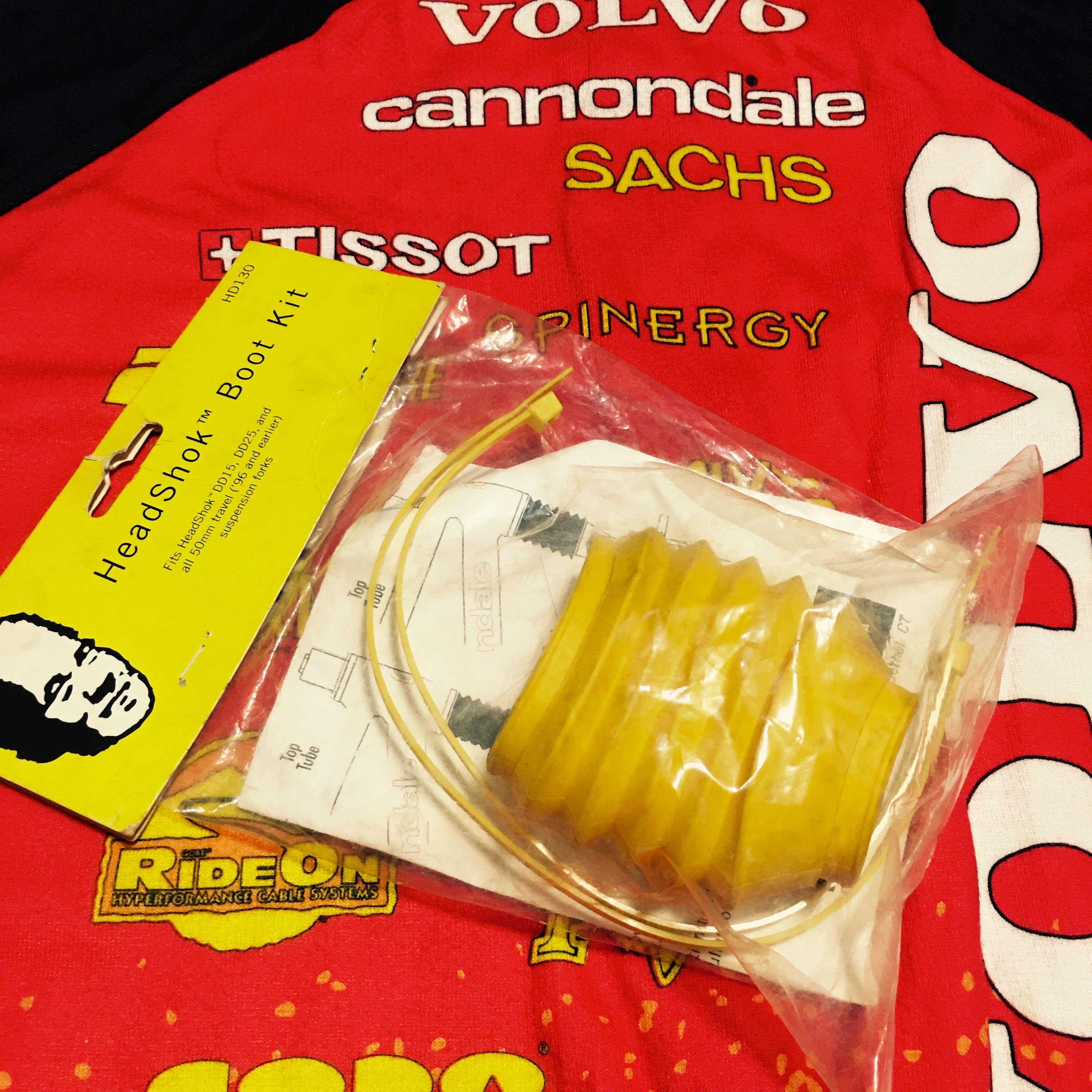 Cannondale Headshok Boot Yellow For Pre 1996 Bicycles Pmds