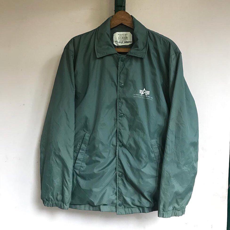 Alpha industries coach jacket new arrivals