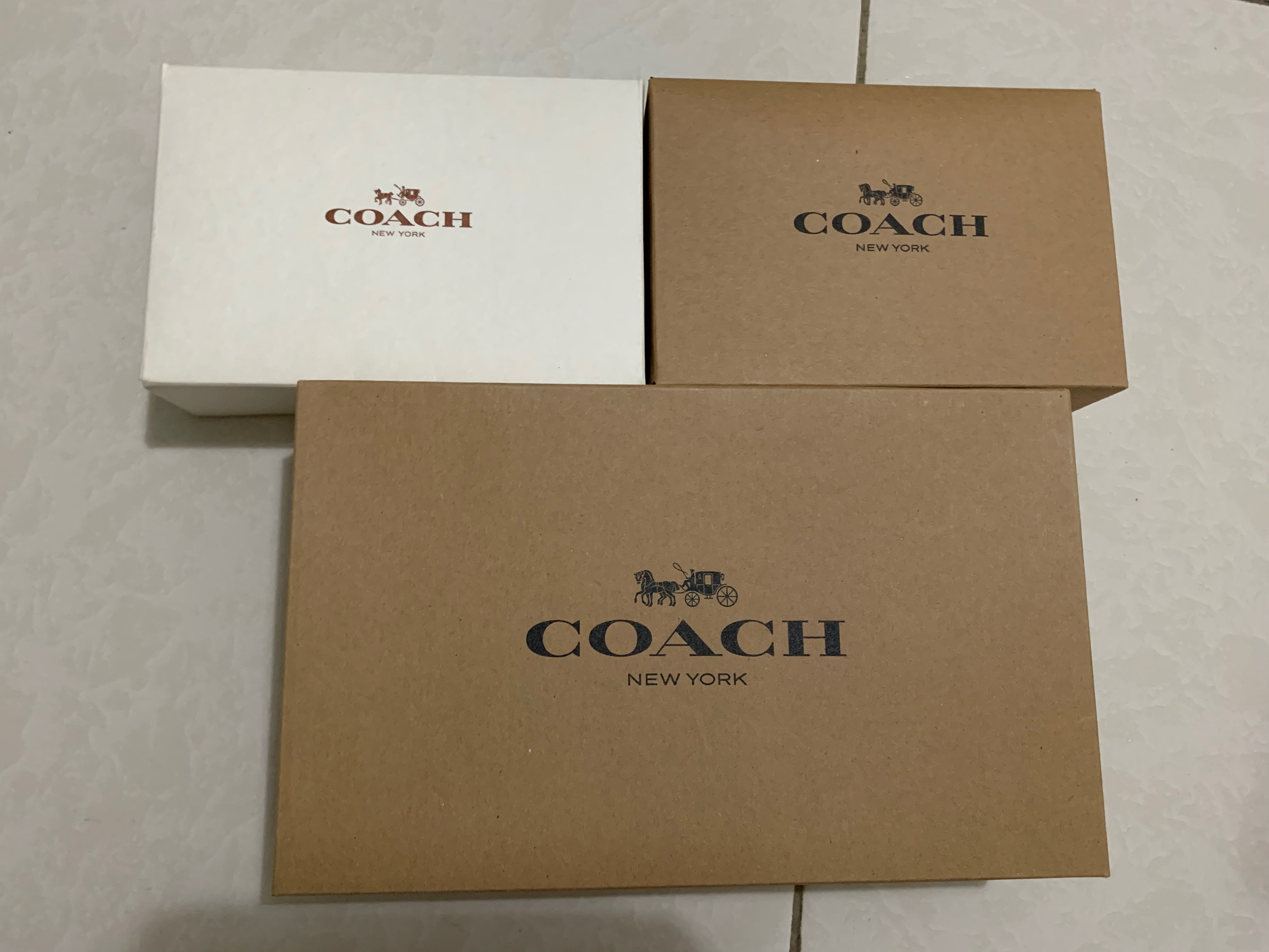 Coach wallet box Luxury Bags Wallets on Carousell