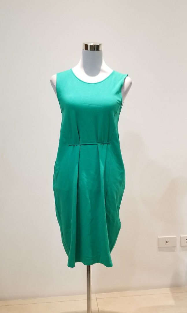 cos green sleeveless dress Women s Fashion Dresses Sets