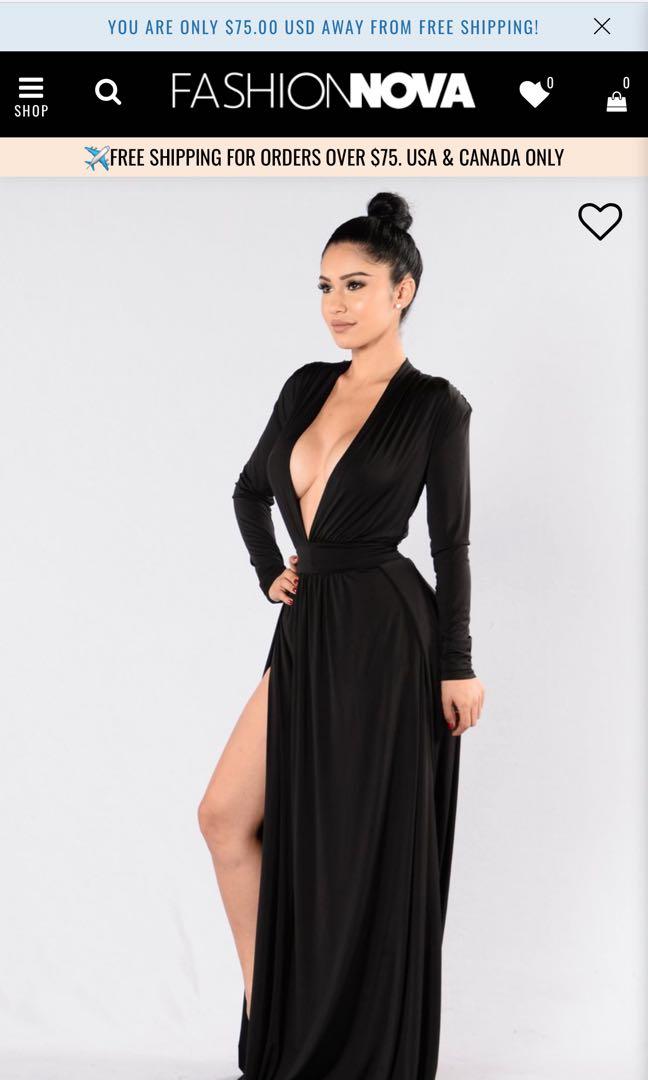 Spree Dress - Black, Fashion Nova, Dresses