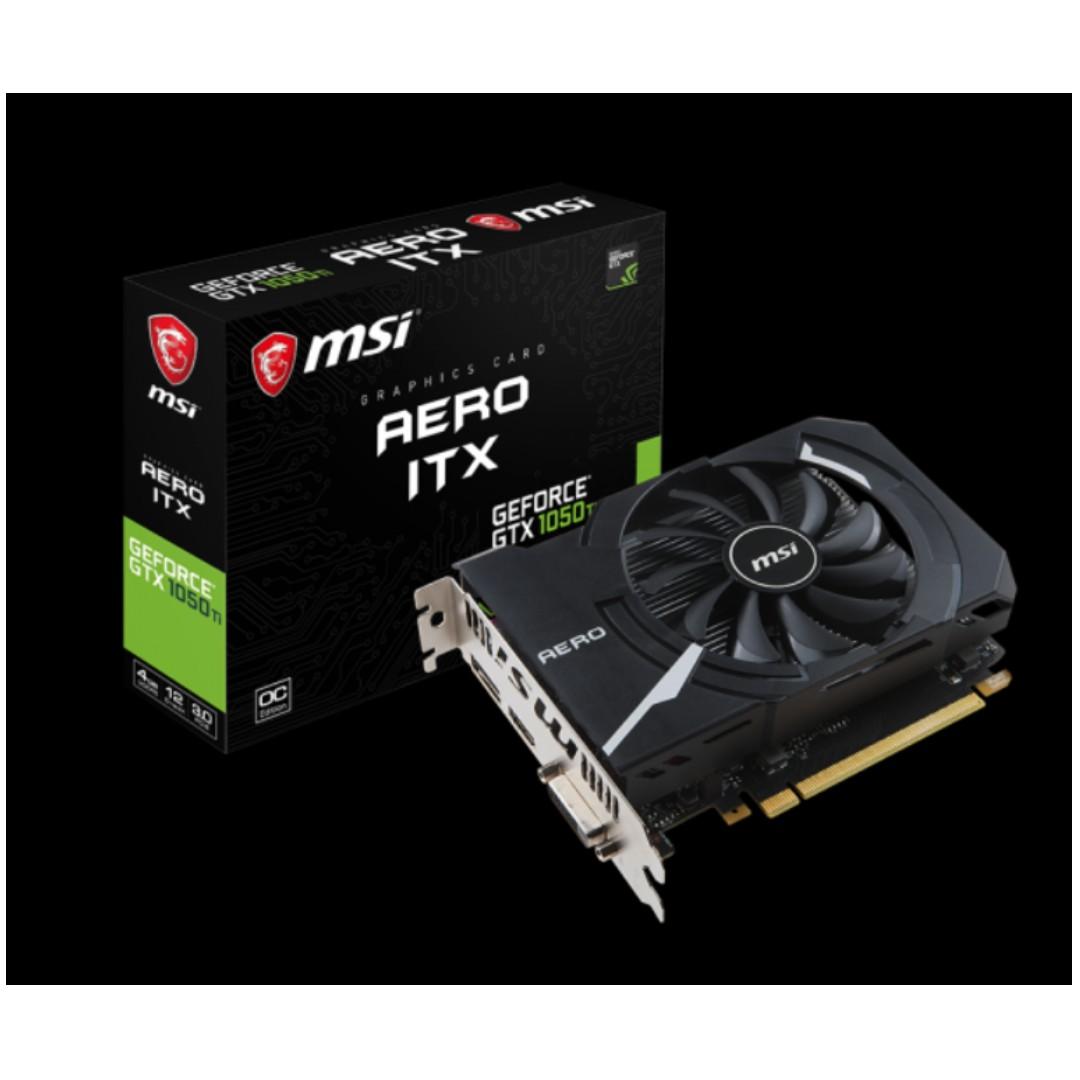 GeForce GTX 1050 Ti AERO ITX 4G OC MSI Computers Tech Parts